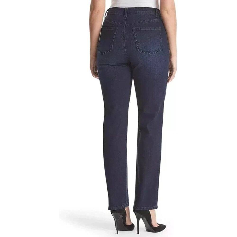 Gloria Vanderbilt Amanda Women's 14 High-Rise Slimming Jeans Tapered Leg n1238 - Picture 2 of 13